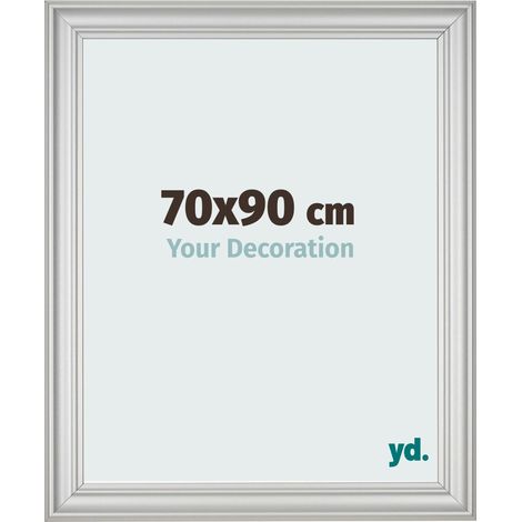 yd. - Cadre photo 70x90 - Argent Mat - MDF - Lazio (1/5)