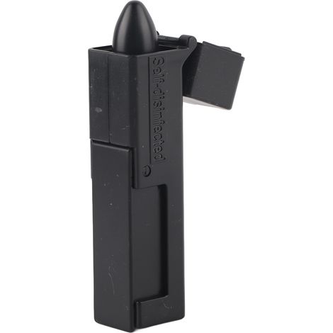 Bâton de protection portable anti-contact pour boutons d'ascenseur et poignées de porte - Noir (1/5)