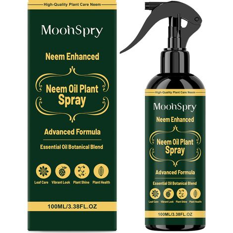MOONSPRY Neem Oil Plant Spray: Gentle and practical daily plant care, supplements nutrients (1/5)