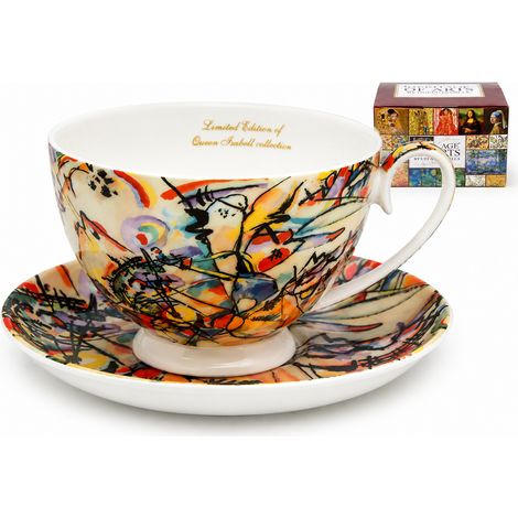 Tazza da caffè in porcellana da 250 ml, regalo Kandinsky, Regina Isabella (1/5)