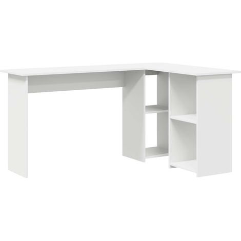 Maison Exclusive - Escritorio con estante 142 x 102 x 73 cm Mader