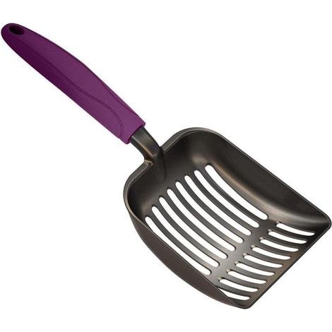 Katzenstreuschaufel Aluminium Siebschaufel Mittel 07 Violett (1/5)