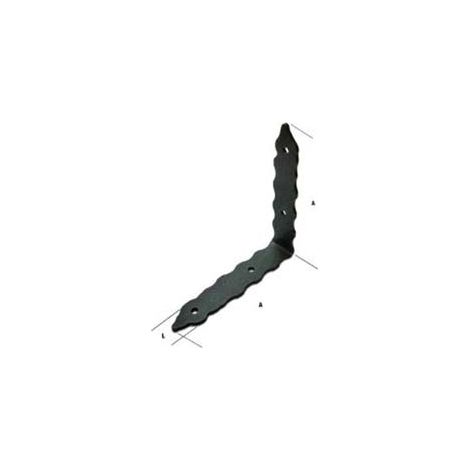 GIUNZIONE ORNAMENTALE A SQUADRA ART.376- - mm.42x200h. - spessore mm.5,5 - 3 pezzi