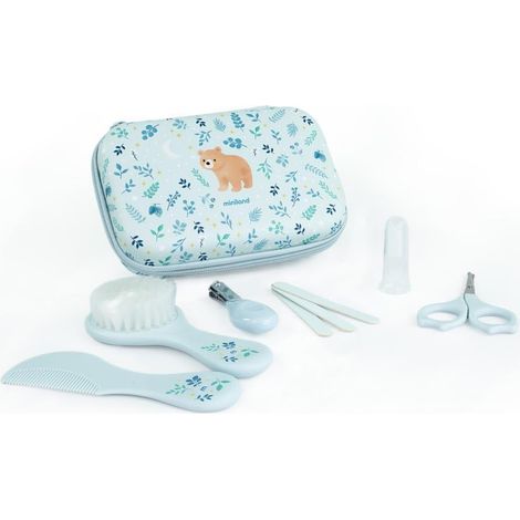 MINILAND Baby Kit Igiene e Cura Bear Azzurro (1/5)