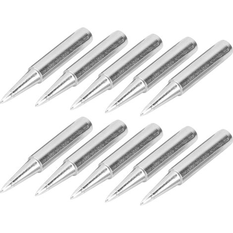 10-teiliges Set bleifreier Lötspitzen für Lötkolben, Lötspitzen-Schweißwerkzeugzubehör 900MT1.6D (1/5)