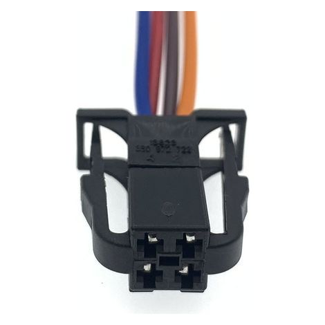 Connecteur 4 broches 3B0972732/3B0972722 pour feux arrière/sièges chauffants/clignotants Volkswagen et Audi - connecteur simple