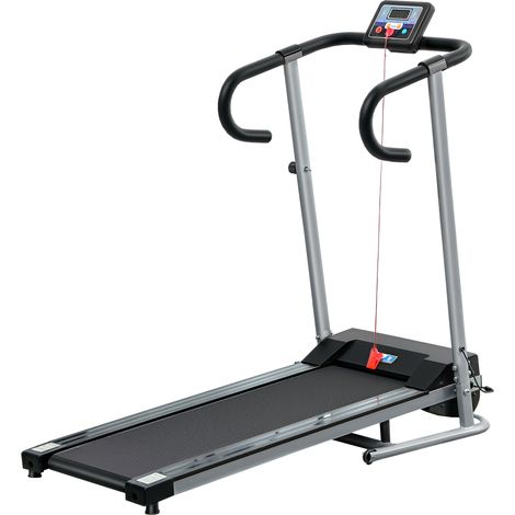 Tapis de course électrique pliable 500W, 1-10 km/h, écran multifonctions (1/5)