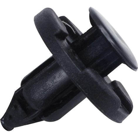 20 rivets en plastique pour fixations à vis à clip, noirs (1/5)