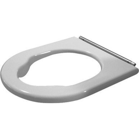 Bague de siège de WC Duravit Starck 3 Vital, charnières en acier (1/2)