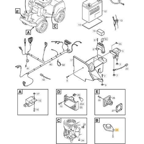 INTERR. SICUREZZA SEDILE PARK ORIGINALE STIGA - 1134-4194-01