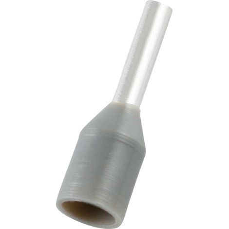 Embout de câblage RS PRO, 0.75mm², Gris, longueur 6mm