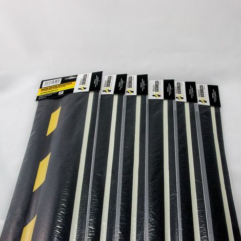 6 pack Nastro antiscivolo adesivo con profilo fotoluminescente e rifrangente (1/5)