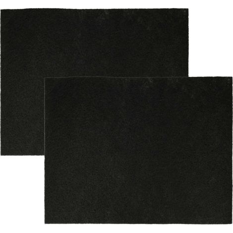 vhbw 2x Filtro carbón activo reemplaza Fellowes CF-300 para purificador de aire - Filtro de aire negro