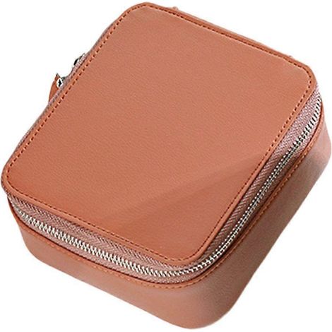 Organisateurs de voyage compacts pour bijoux de voyage pour femmes avec doublure en flanelle douce (1/5)