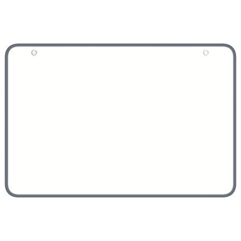 Ardoise blanche double face Velleda - 60 x 90 cm (1/2)