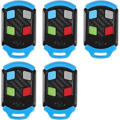 5er-Pack CENTURION Fernbedienungen für Garagentor-/Einfahrtöffner (kompatibel mit den Modellen D2/5/10, A10, R3/5, Vantage, Vector 400/500 und Vert-X 300, 4 Tasten) (1/5)
