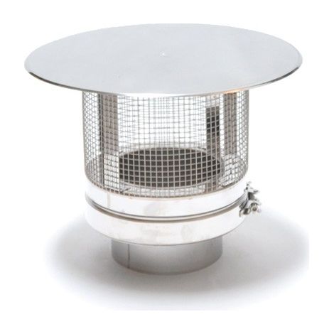 ASTEC Regenhaube Funkenschutz DN113-300 Schornstein Regenhut Edelstahl 8401-180