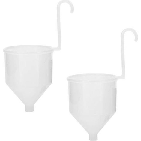 Grand viscosimètre, entonnoir universel pour pistolet pulvérisateur, accessoires pour pistolet pulvérisateur portable, blanc