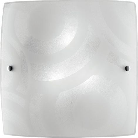 PLAFONIERA MIRO' 2XE27 30X30XH9,4CM BIANCA (1/2)