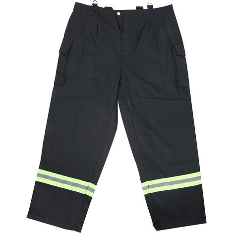 Costume de Travail Réflexive Anti-chaleur Ignifuge, Vêtements de Protection contre les Incendies, Salopette de Manteau Uniforme des Pompiers, adapté aux Combats en Incendie (1/5)