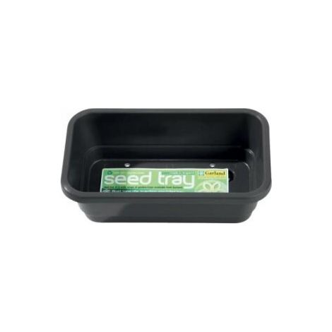 Pack of 10 x Garland Greenhouse Mini Seed Tray - Black - 17 x 10 x 5cm (1/2)
