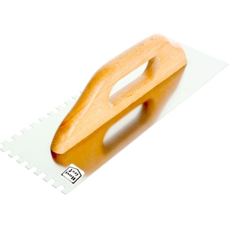 LLANA DENTA DE ACERO INOXIDABLE CON MANGO DE MADERA 580130MM DIENTES 88 - E-323-6583