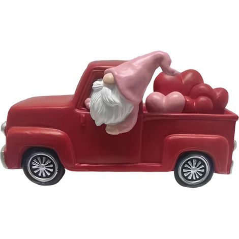 Décoration de la Saint-Valentin Pièces Centrales Camion Du Père Noël Décorations De Table De La Saint-Valentin pour Maison Chambre Salon Cuisine Bureaux Mariage (1/5)