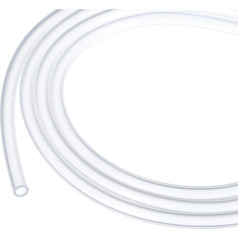 1 Tuyau Silicone, Transparent, DI 4mm DE 6mm, Longueur 1m, Pompage Irrigation (1/5)