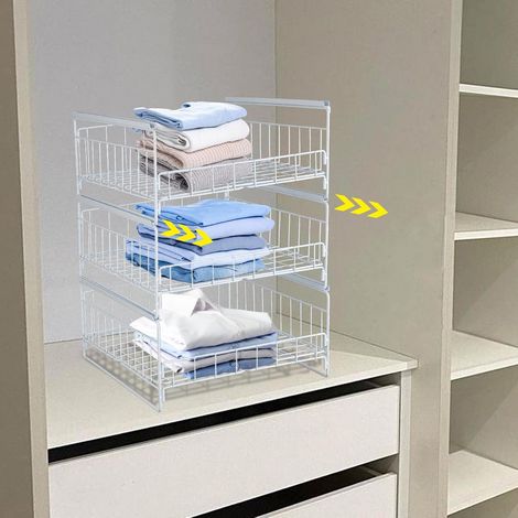 Küchenregal Regal, 33.5x43x51cm ausziehbarer Organizer, Küchenschublade für Wohnungen, Kantinen, Küchen (1/5)