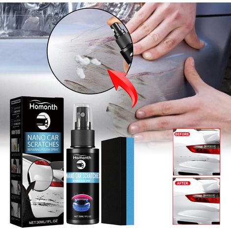 Kratzerentferner-Spray für Autos – Reinigungs-, Reparatur- und Lackaufhellungsspray – 30 ml + 1 Schwamm -- BIEMMEDUE (1/5)
