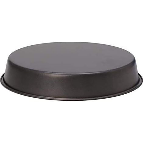 Plaque à pizza ronde antiadhésive de 25 cm (10 pouces) en acier au carbone (1/3)