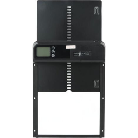 Porte automatique de poulailler avec minuterie en alliage d'aluminium IP45 affichage LED étanche -porte automatique de poulet alimenté par batterie pour la ferme (1/5)