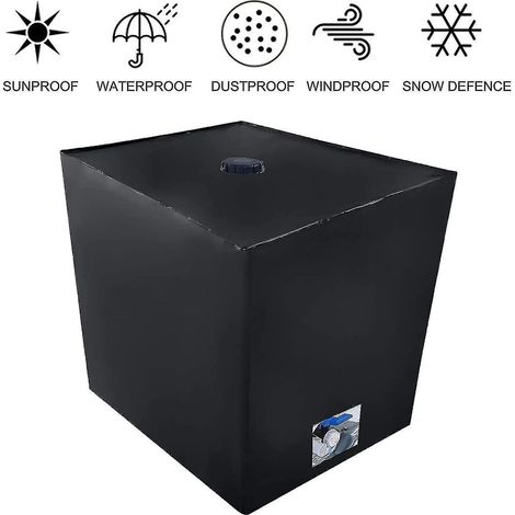 Wassertankabdeckung, 1000-Liter-IBC-Tankabdeckung, staubdicht, UV-beständig, regendicht, 116 x (1/5)