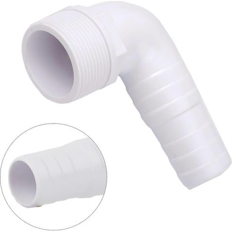 Adaptateur de tuyau pour piscine Poolzilla 15 pouces, coude, connecteur 89070, pour spas et jacuzzis. (1/5)