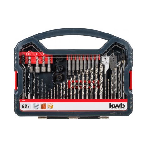 Einhell – Foret à métaux pour perceuse – Assortiment de 101 pièces – Embouts et forets pour béton, métal, bois, brique – Diamètres 1 à 10 mm (1/5)