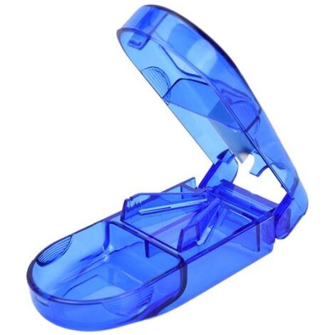 Coupe-comprimés - Séparateur bleu portable - (1/5)