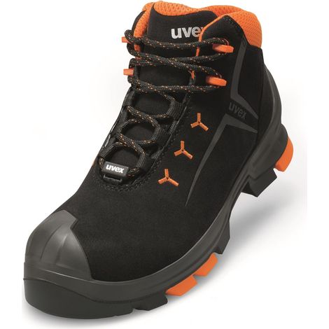 uvex Sicherheitsstiefel S3 SRC uvex 2 aus Mikrovelours, uvex xenova Kunststoffkappe, Weite 12, Größe 42