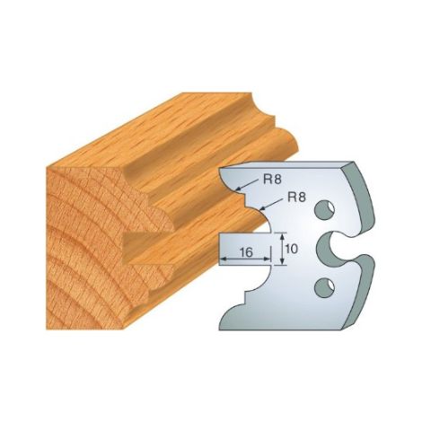JEU DE 2 FERS PROFILES ACIER HT 50MM  N°251