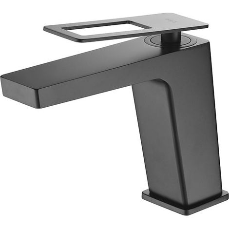 Grifo Lavabo Negro Mate Serie Suecia IMEX (1/6)