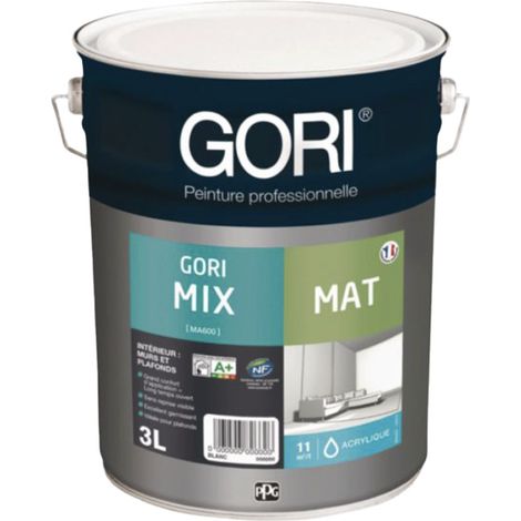 Peinture mate GORI MIX Blanc 3 L