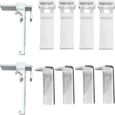 10pcs plissé rideau métallique montage Code accessoires, rouleau rideau Store support fixe accrocher Code accessoires (1/5)