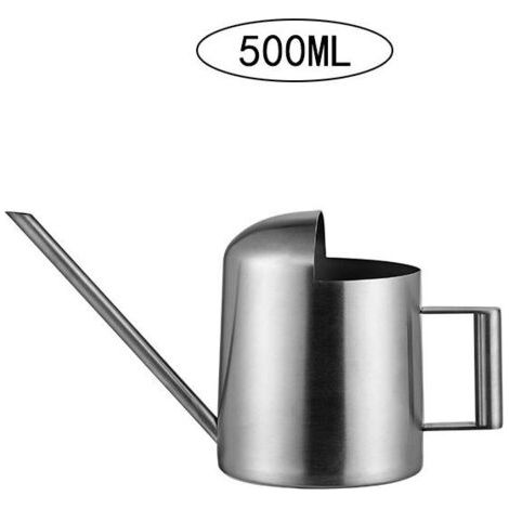 Mini arrosoir, pot de fleur en acier inoxydable, petit pot de fleur avec bec long, pour chambre d'enfant, bonsaï, plantes de ja (1/4)