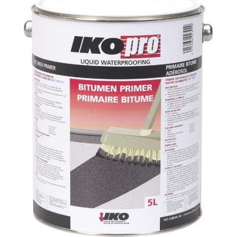 IKOpro Quick Primer primaire d’accrochage bitumineux à séchage rapide pour toiture 5 L