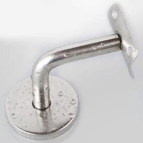 Support Rampe Escalier - Acier Inoxydable 304 - Pour Escaliers Intérieurs Et Extérieurs - Lot De 6 (1/4)