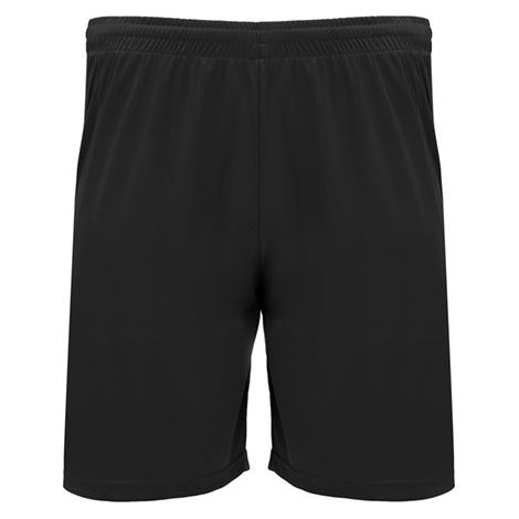 Pantalón corto deportivo con cinturilla aperturas laterales DORTMUND ROLY XXL Negro