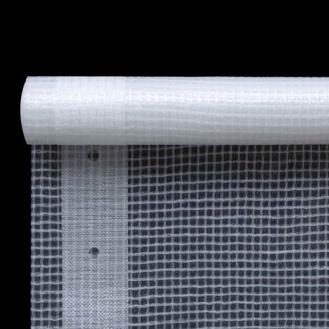 Bâche Leno 260 g/m² 3 x 2 m Blanc (1/5)