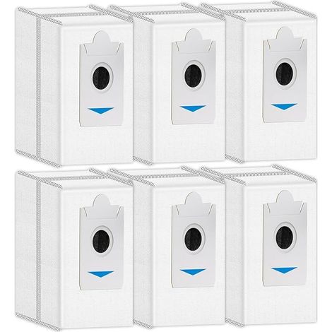 CYRILL – (6 pezzi) Sacchetti polvere di ricambio T30S PRO per aspirapolvere ECOVACS DEEBOT T30S PRO/ T30S/ X5 Omni/ X5 Pro Omni/ X2/ X2 Omni, con filtro a carbone attivo, sacchetti usa e getta (non pe (1/5)