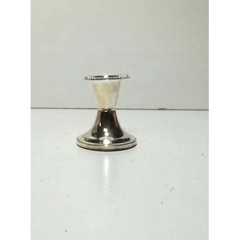 Porta candela singolo per la decorazioni della tua casa in colore silver (1/4)