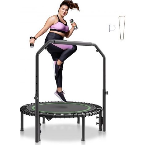 Mini trampoline pliable - 1027 mm - fitness rebounder (1/5)