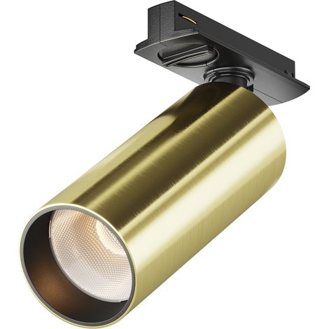 Spot rail 1 phase noir-or Focus LED 12W 3000K Maytoni (1/5)
